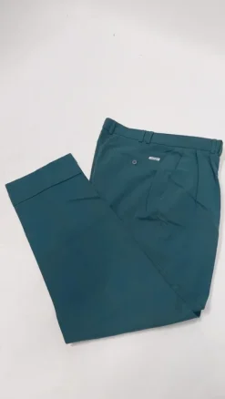 Miesten vihreät prässihousut