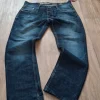 miesten y2k vintage raw denim farkut