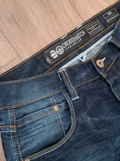 miesten y2k vintage raw denim farkut