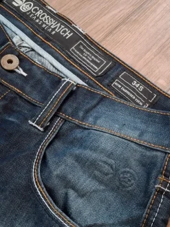 miesten y2k vintage raw denim farkut