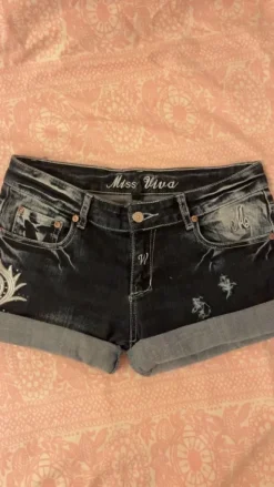Miss Viva low rise jean shorts
