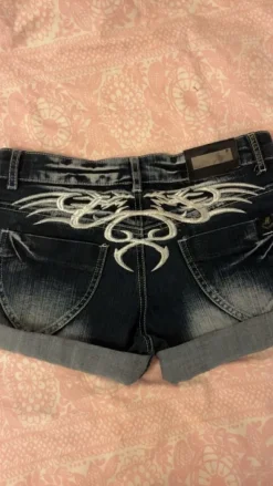 Miss Viva low rise jean shorts