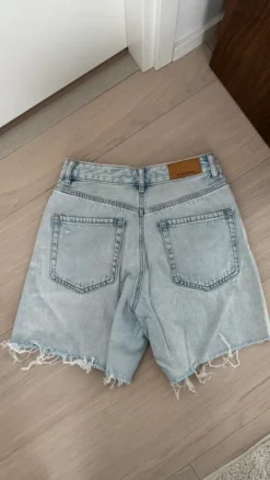 Mom fit denim shorts