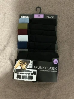 Męskie bokserki 7 sztuk M
