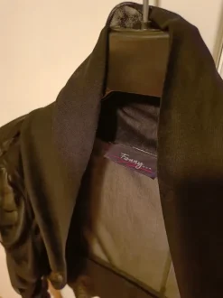 Musta läpikuultava bolero M