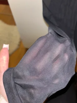 Musta mesh maximekko