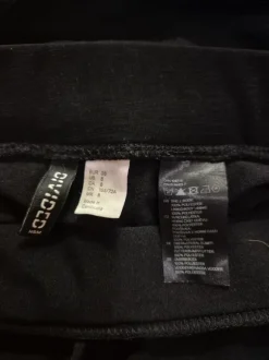 Musta mullet skirt -hame