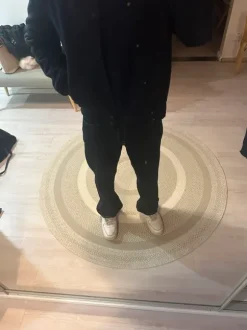 Navy blue villakangas takki