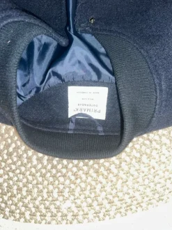 Navy blue villakangas takki