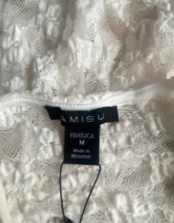 New Yorker, amisu, biały top koronkowy M