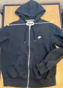 Nike musta vetoketjullinen huppari