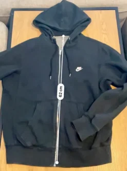 Nike musta vetoketjullinen huppari