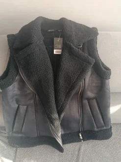 Nowa Kamizelka ramoneska krótka ocieplana