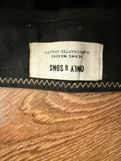 Only & Sons Mustat suorat housut