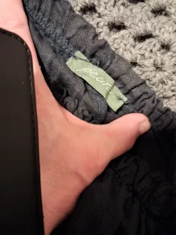 Peura moda tummansininen pellavatunika