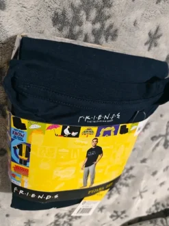 Piżama męska bawełniana F.R.i.E.n.d.S komplet koszulka długi rękaw i długie spodnie, r. M 48/50