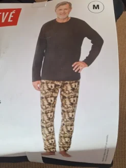 Piżama męska polarowa bardzo ciepła M