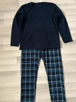 piżama męska polarowa długi rękaw