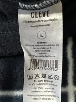 piżama męska polarowa długi rękaw