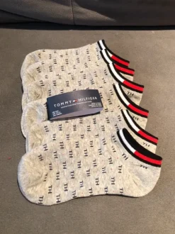 Pilkos Tommy Hilfiger kojinės, 39-43, 3 poros