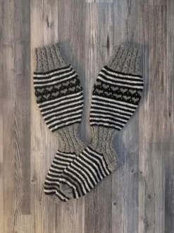 Pitkävartiset villasukat 40-41