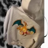Pokemon hoodie, print on the back