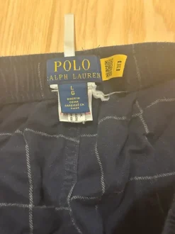 Ralph Lauren blå stribede natbukser