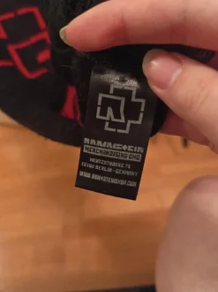 Rammstein Europe stadium tour 2019 kaulahuivi