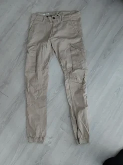 Reisitaskuhousut, 32/36 vaalea beige