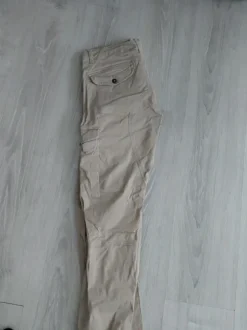 Reisitaskuhousut, 32/36 vaalea beige