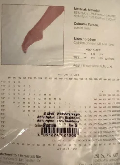 Rumpf – tanssisukkahousut