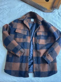 Ruudullinen talvitakki