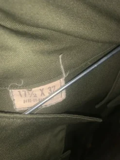 70s shirt field jacket green button up m