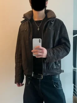 Shearling Leather Jacket