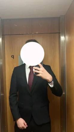 Slim fit puvun takki