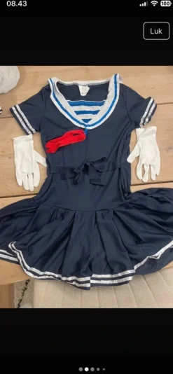 Sømands kvinde kostume