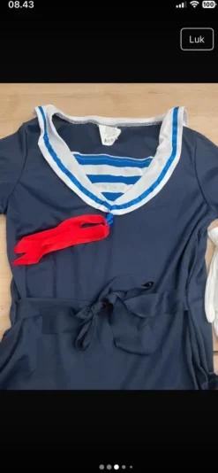 Sømands kvinde kostume