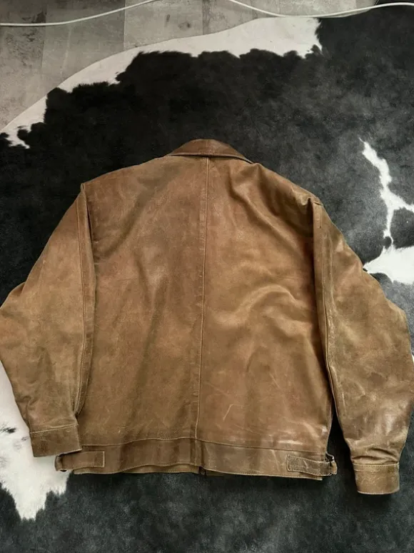 Spirit aristomann vintage nahkatakki