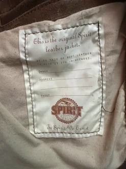 Spirit aristomann vintage nahkatakki