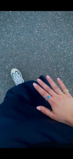 Tumman sininen midi hame