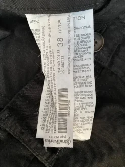 UUDET mustat cargohousut / NYA svarta cargobyxor - M/38