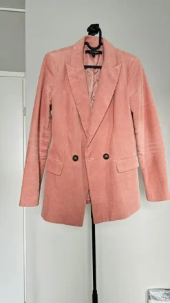 Vakosamettitakki koralli