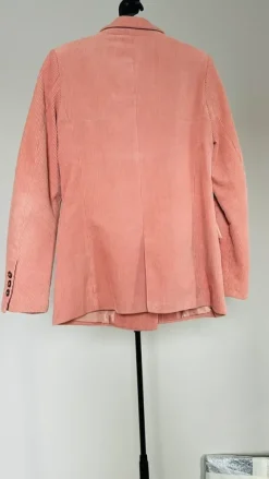 Vakosamettitakki koralli