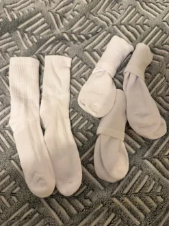 Valkoisia sukkia 34-36