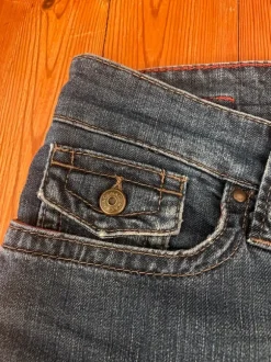 vintage farkkushortsit