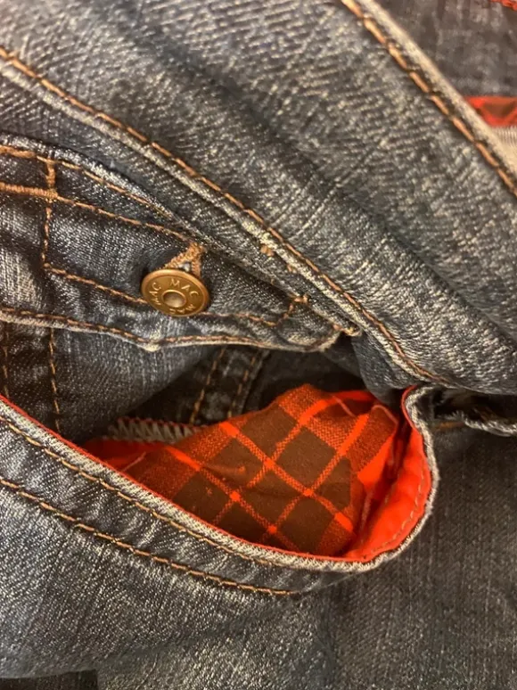 vintage farkkushortsit