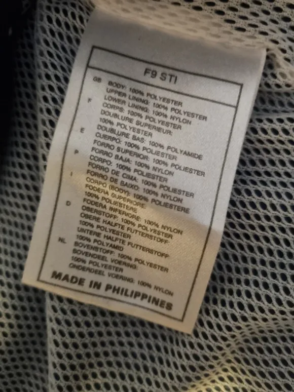 Vintage nike windbreaker size m blue and white