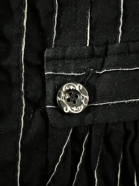 Vintage zip-up long sleeve shirt