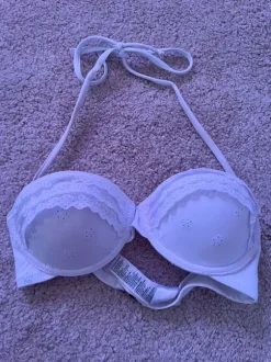 White Cubus bikini top