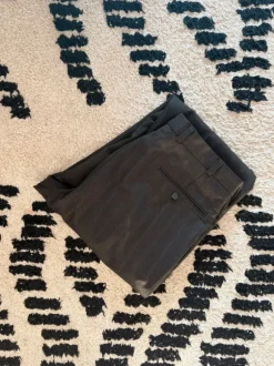 Wool blend suit trousers